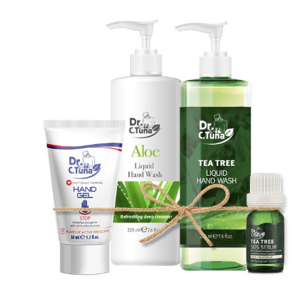 Dr. C Tuna SOS SERUM 1104079, Dr. C Tuna Antibacterial gel 1109131, Dr. C Tuna Aloe Liquid Wash 1104196, Dr. C Tuna Tea Tree Liquid Wash 1104195 
