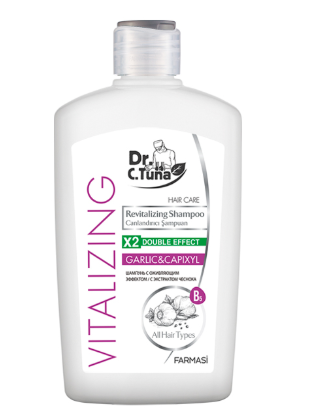 Dr. C. Tuna VITALIZING regeneráló hajsampon fokhagymával és capixyllel 1108062