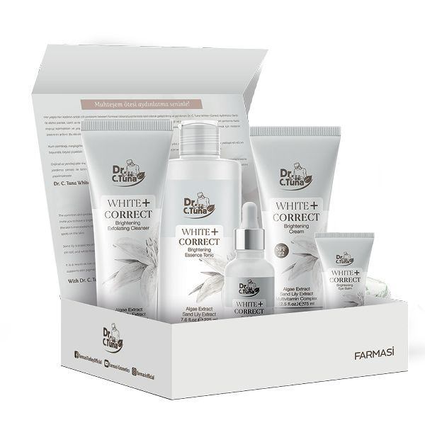 Farmasi - Dr. C. Tuna White Correct+ Világosító hatású szett