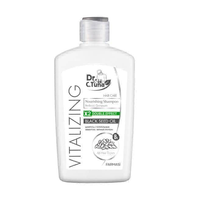 DR. C. TUNA VITALIZING SAMPON MINDEN HAJTÍPUSRA FEKETE KÖMÉNYMAG-OLAJJAL